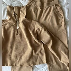 Aritzia wool lounge set